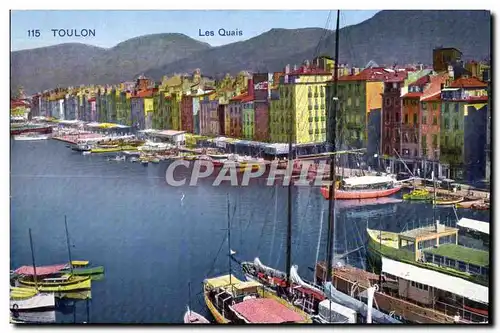 Cartes postales Toulon Les Quais