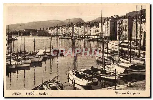 Ansichtskarte AK Toulon Vue sur les Quais