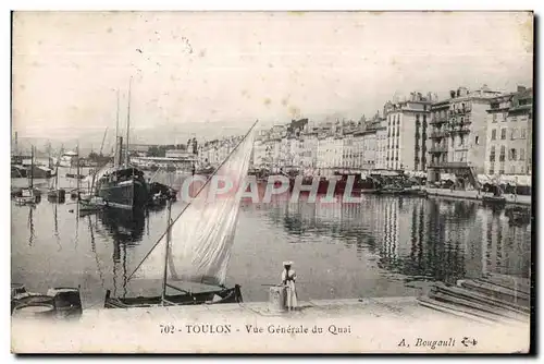 Cartes postales Toulon Vue Generale du Quai