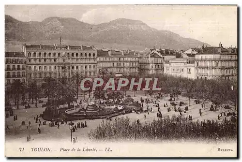 Cartes postales Toulon Place de la Liberte