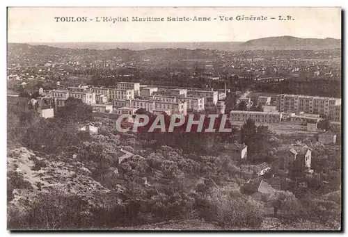 Cartes postales Toulon L Hopital Maritime Sainte Anne Vue Generale