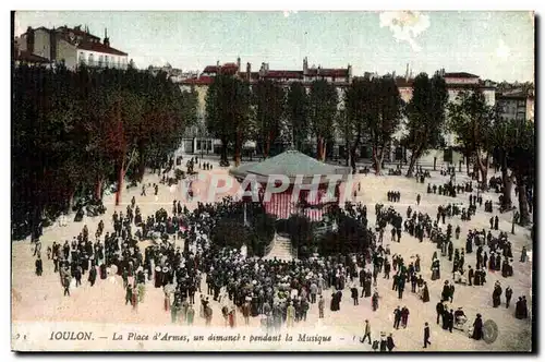 Cartes postales Toulon La Place de Armes