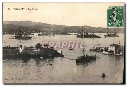 Cartes postales Toulon La Rade Bateaux