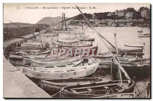 Cartes postales Toulon Mourillon Sport Nantique Bateaux