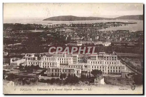 Ansichtskarte AK Toulon Panorama et le Nouvel Hopital militaire