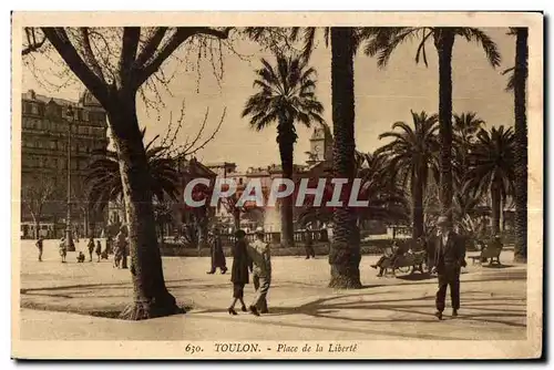 Cartes postales Toulon Place de la liberte