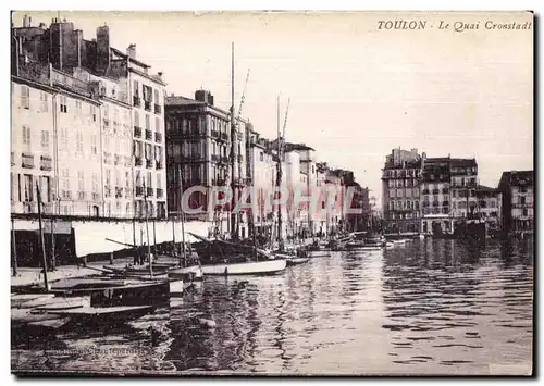 Cartes postales Toulon Le Quai Cronstadi