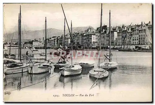 Cartes postales Toulon Vue du Port Bateaux