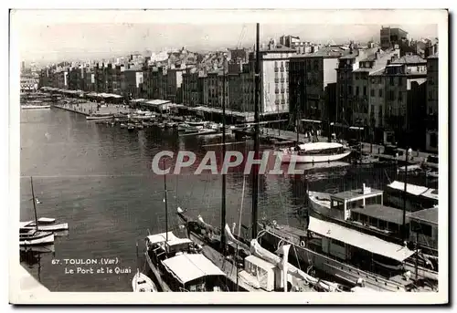 Cartes postales Toulon Var Le Port et le Quai