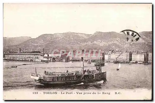 Cartes postales Toulon Le Port Vue prise du le Rang