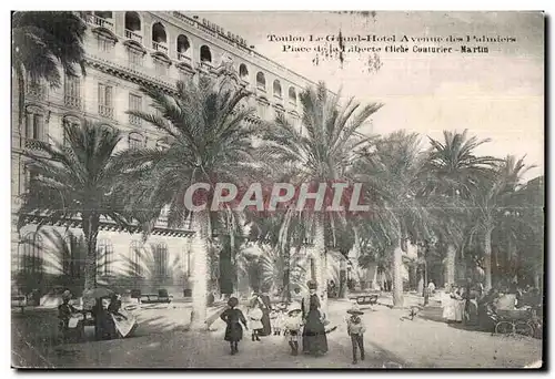 Ansichtskarte AK St Maur Toulon Le grand hotel Avenue des palmiers