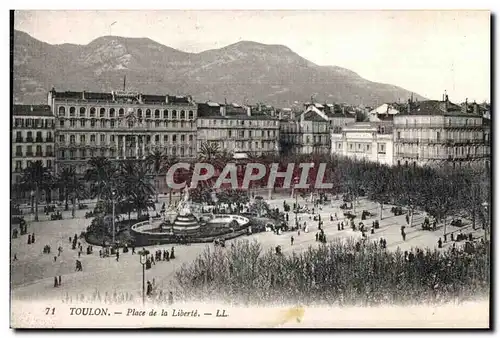 Cartes postales Toulon Place de la Liberte