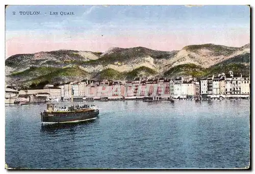 Cartes postales Toulon Les Quais