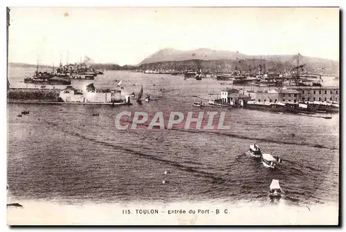 Cartes postales Toulon Entree du Port