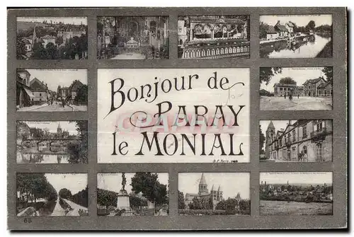Cartes postales Bonjour de Paray le Monial