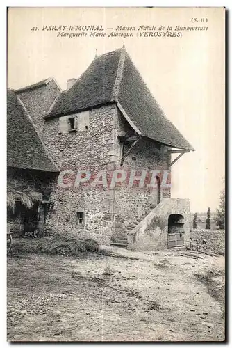 Cartes postales Paray le Monial Maison de la Bienheureuse Marguerite Alacoque