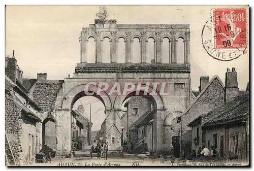 Cartes postales Autun La Porte d Arroux