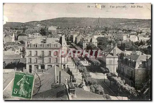 Cartes postales Autun Vue generale