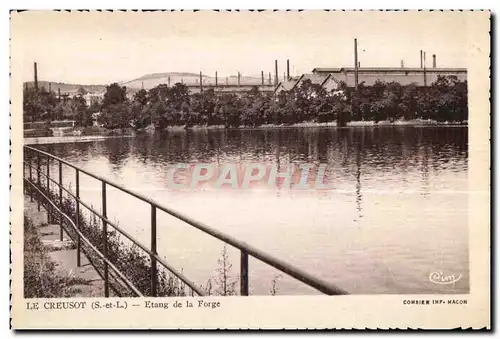 Ansichtskarte AK Le creusot Etang de la Forge