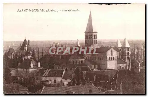 Cartes postales Paray le Monial S et L Vue generale