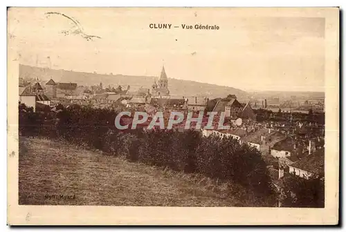 Cartes postales Cluny Vue generale