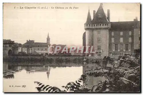 Ansichtskarte AK La Clayette S et L Le Chateau vu du Parc