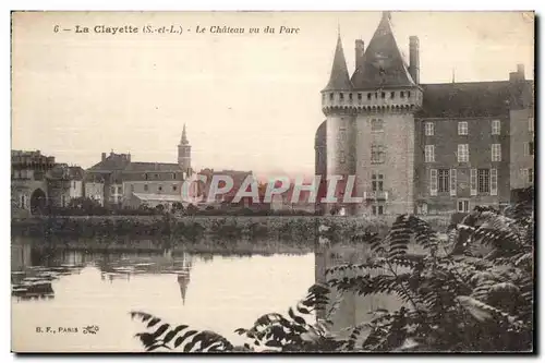 Cartes postales La Clayette S et L Le Chateau vu du Parc