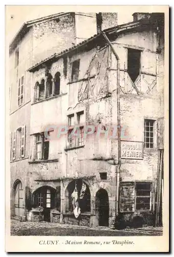 Cartes postales Cluny Maison Romane rue Dauphine