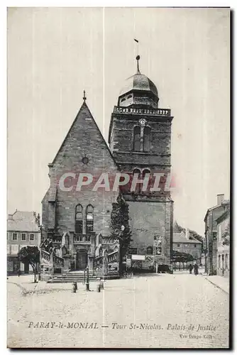 Cartes postales Paray le Monial Tour St Nicolas