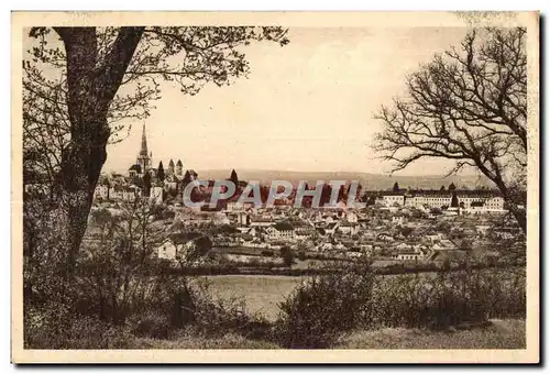 Ansichtskarte AK Autun Antique Panorama sur la Cathedrale et le grand Seminaire