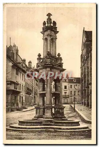 Ansichtskarte AK Autun Antique Fontaine Saint Lazare achevee en 1543