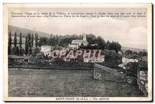 Cartes postales Saint Point Vue generale