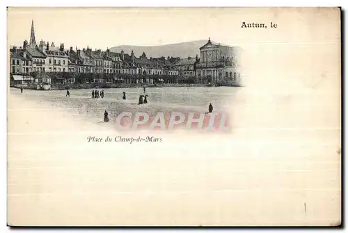 Ansichtskarte AK Autun le Place du Champ de Mars