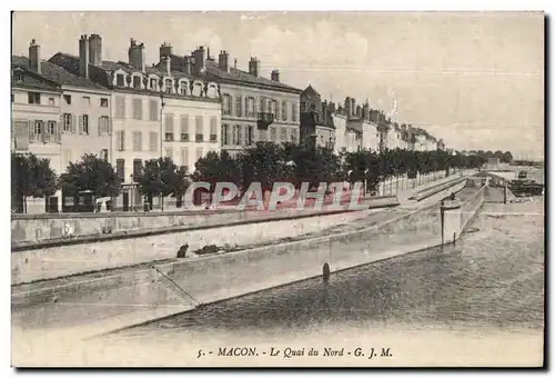 Cartes postales Macon Le Quai du Nord