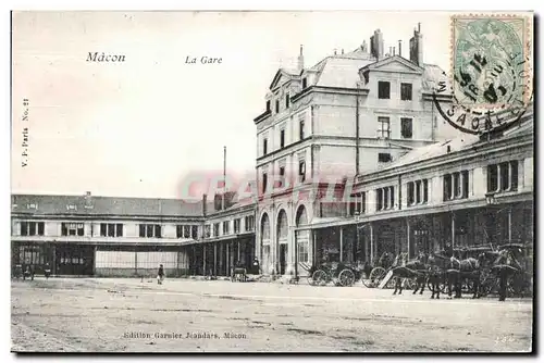 Cartes postales Macon La Gare