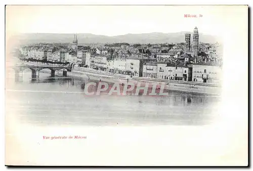 Cartes postales Macon le Vue generale de Macon