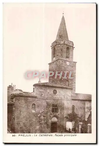 Cartes postales Frejus La Cathedrale Facade Principle