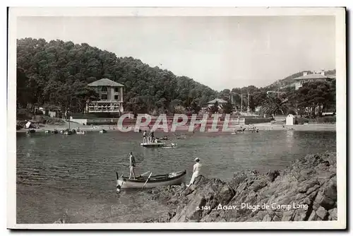 Ansichtskarte AK Agay Plage de Camp Long