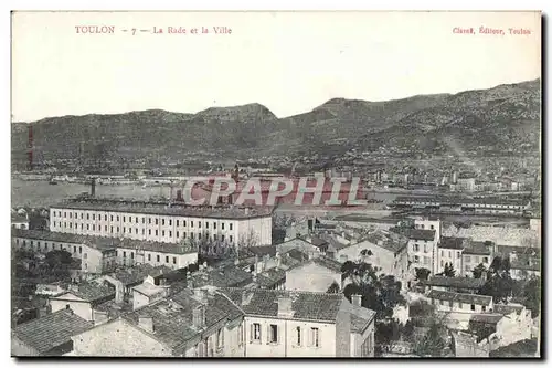 Cartes postales Toulon La Rade et la Ville