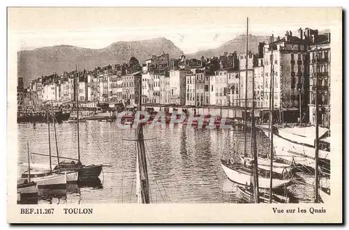 Ansichtskarte AK Toulon Vue sur les Quais