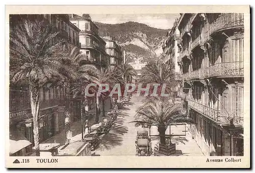 Cartes postales Toulon Avenue Colbert