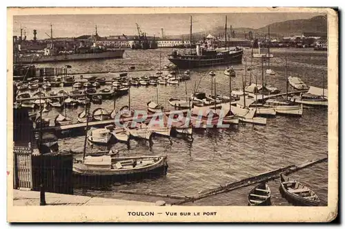 Cartes postales Toulon Vue sur Le Port