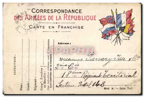 Carte de franchise Militaire Parvery