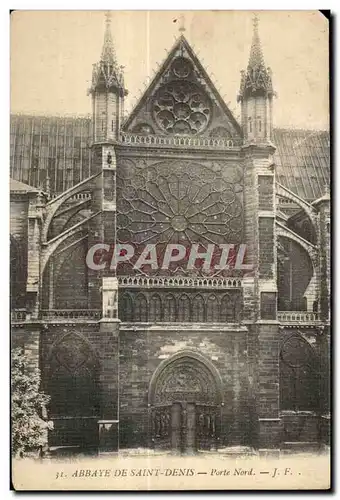 Ansichtskarte AK Abbaye De Saint Denis Porte Nord