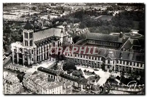 Cartes postales moderne En Avion Sur Saint Denis (Seine) (Pilate Operateur R Henrard) La bailique de Saint Denys et la