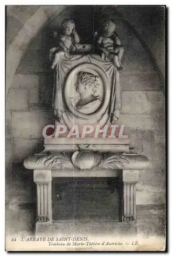 Cartes postales L Abbaye de Saint Denis Tombeau de Marie Therese d Autriche