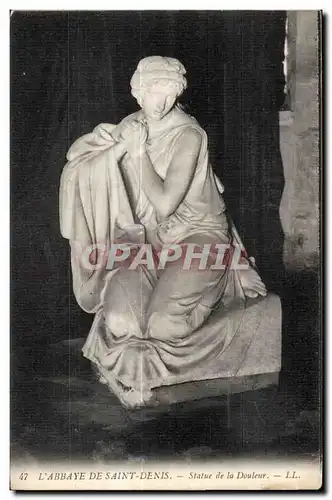 Ansichtskarte AK LAbbaye De Saint Denis Statue de la Douleur