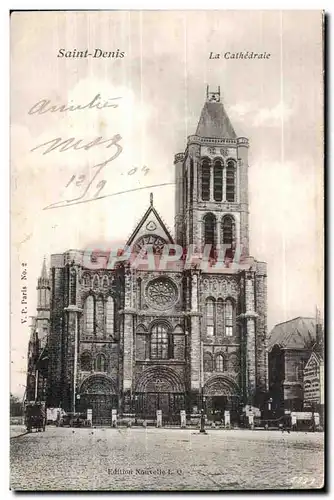 Cartes postales Saint Denis La Cathedrale