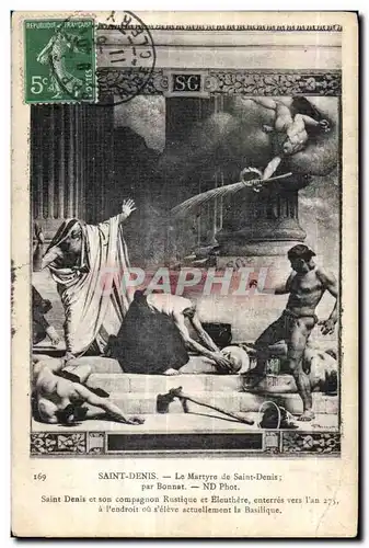 Cartes postales Saint Denis Le Martyre de Saint Denis par Bonnat nd Phot