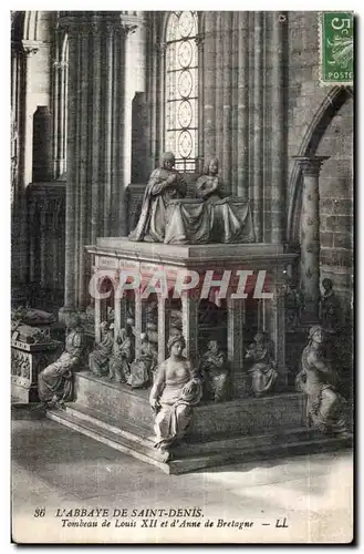 Cartes postales L Abbaye de Saint Denis Tombeau de Louis XII et d Anne Bretagne
